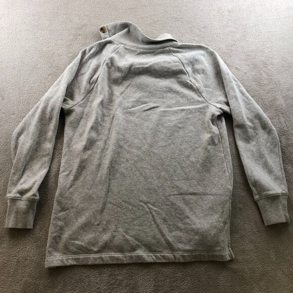 J. Crew Womens Sweater Size XS Long Sleeve Pullover Fleece Knit Casual Cozy Gray - Picture 9 of 9